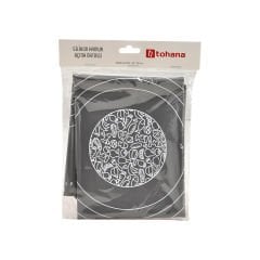 Silikon Hamur Açma Matı (40x50 cm) Gri