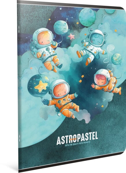 A4 Çizgili Astronot Defter - 80 yaprak