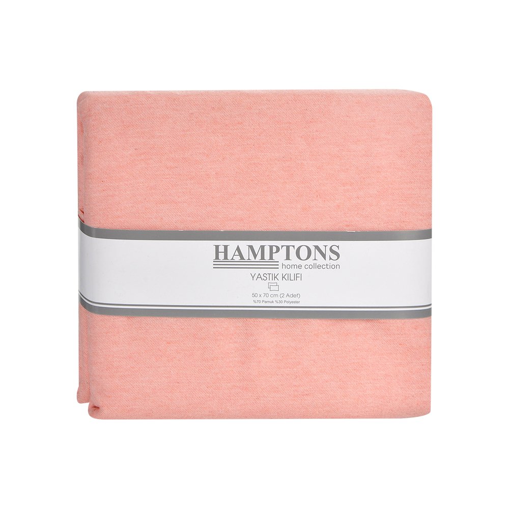 2'Li Yastık Kılıfı Ranforce - 50X70 Pembe