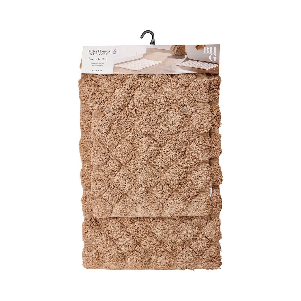 2'li Baklava Desenli Klozet Takımı - 50x80/43x60 Füme