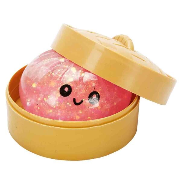 Dumpling Squishy Sürpriz Simli Renkli Çin Mantısı
