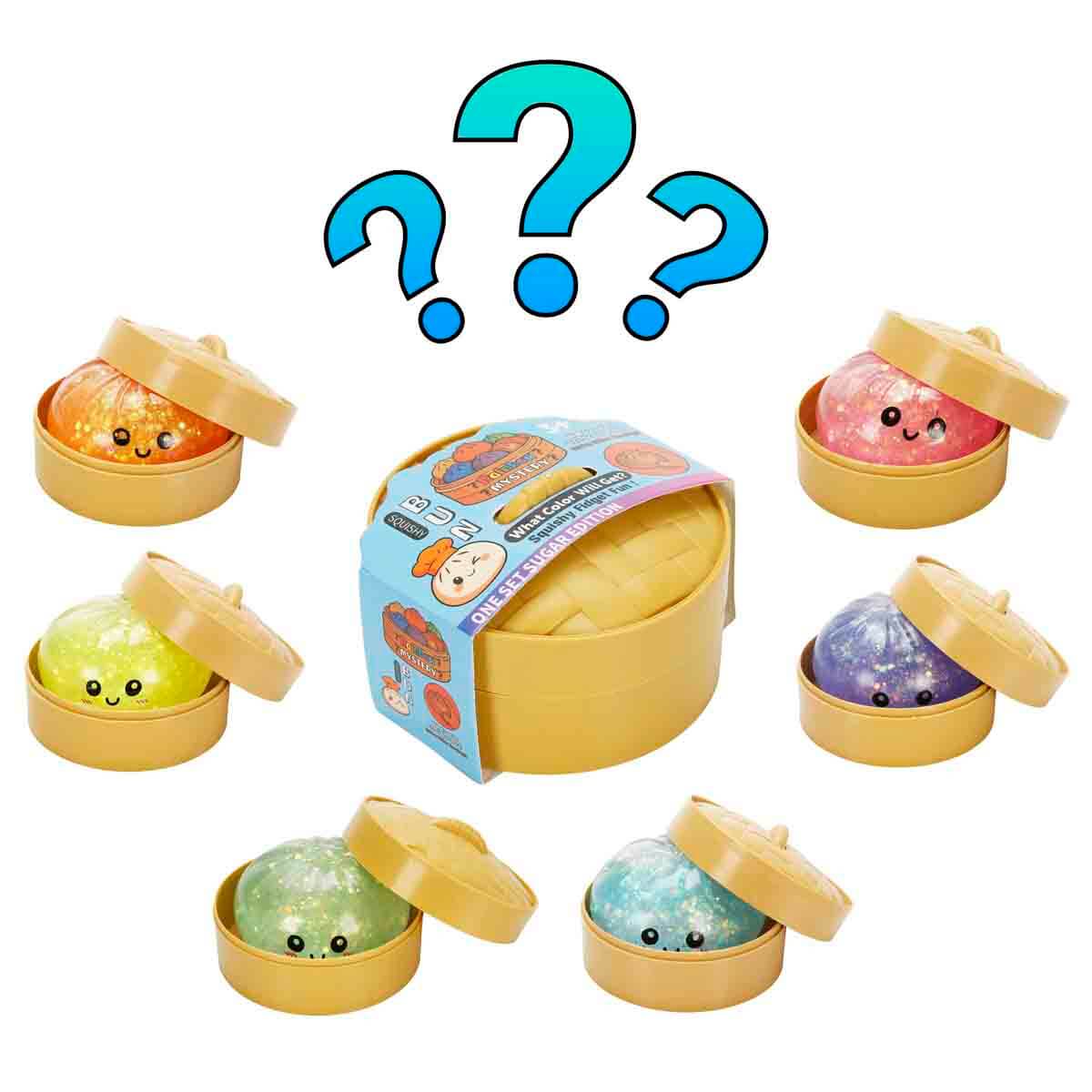 Dumpling Squishy Sürpriz Simli Renkli Çin Mantısı