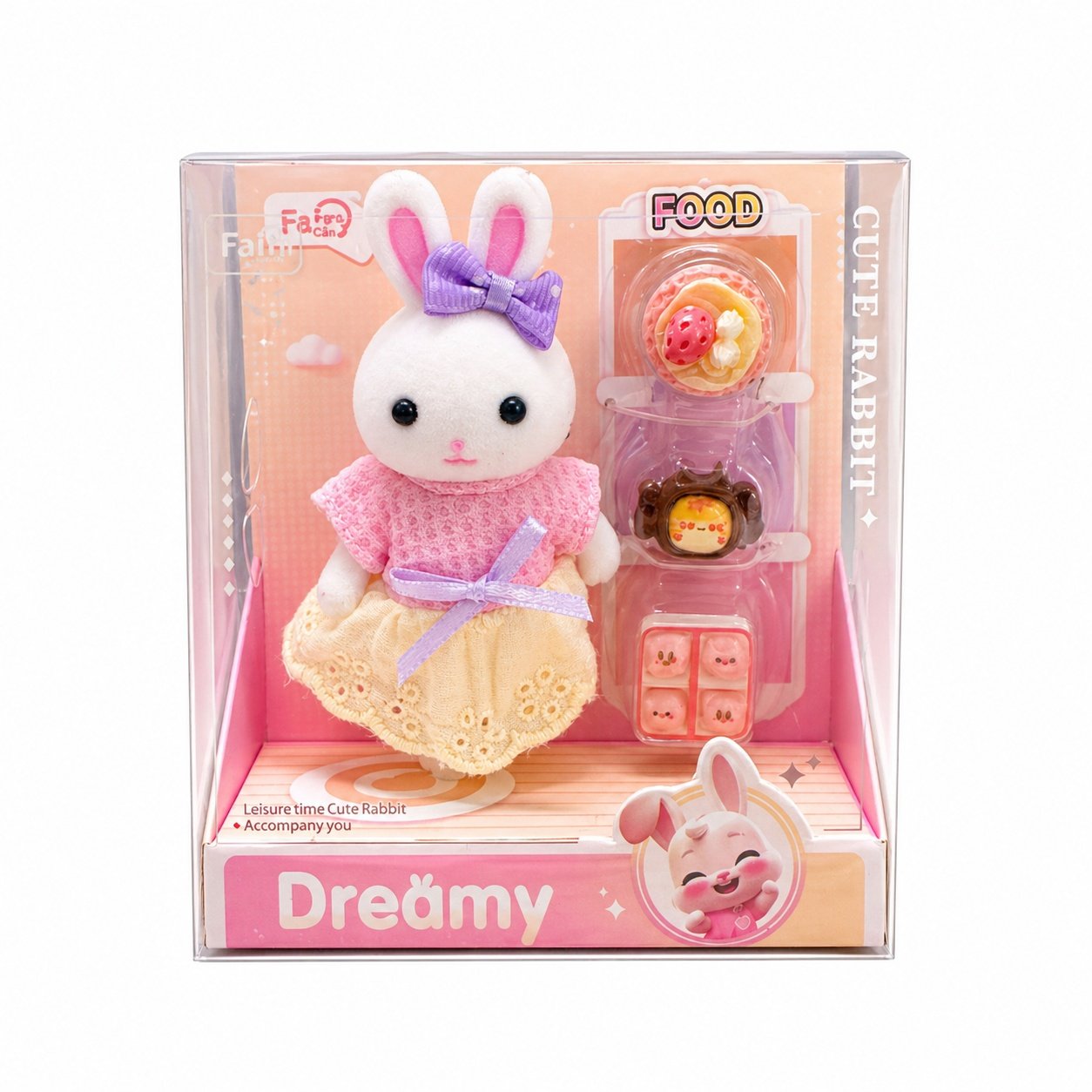 Aksesuarlı Mini Tavşan Set Model 2