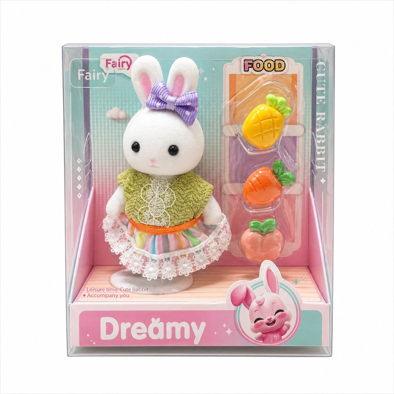 Aksesuarlı Mini Tavşan Set Model 3