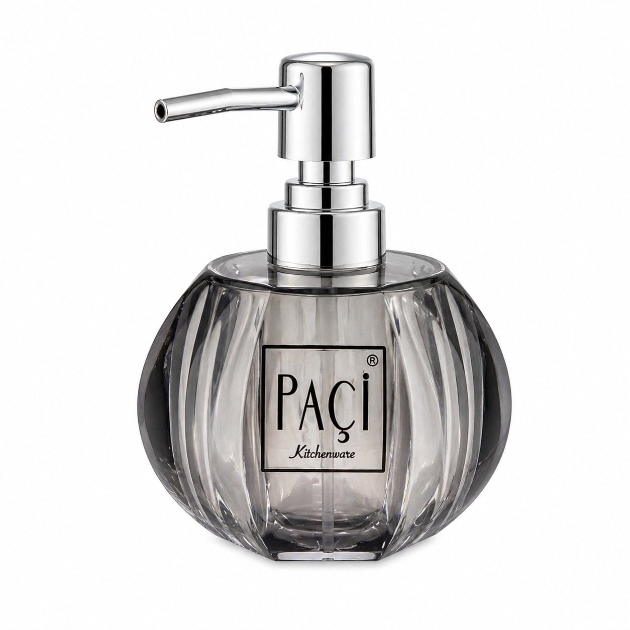 Kristal Şeffaf Sıvı Sabunluk - 200 ml Füme