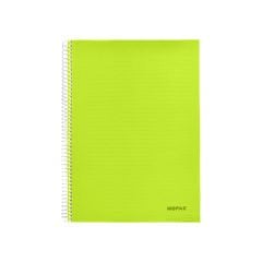Spiralli 120 Yaprak PP Kapak A4 Çizgili Defter