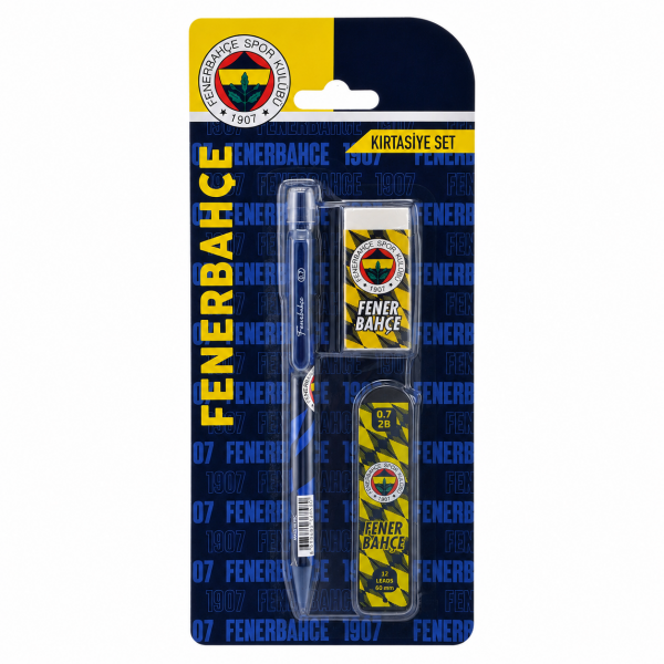 Fenerbahçe Lisanslı 3'lü Kırtasiye Seti