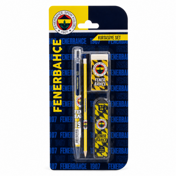 Fenerbahçe Lisanslı 3'lü Kırtasiye Seti