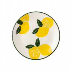 Seramik Yuvarlak Pasta Tabağı - 18,5 cm