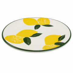 Seramik Yuvarlak Pasta Tabağı - 18,5 cm