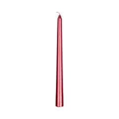 Metalik Kırmızı Şamdan Mum - 25 cm