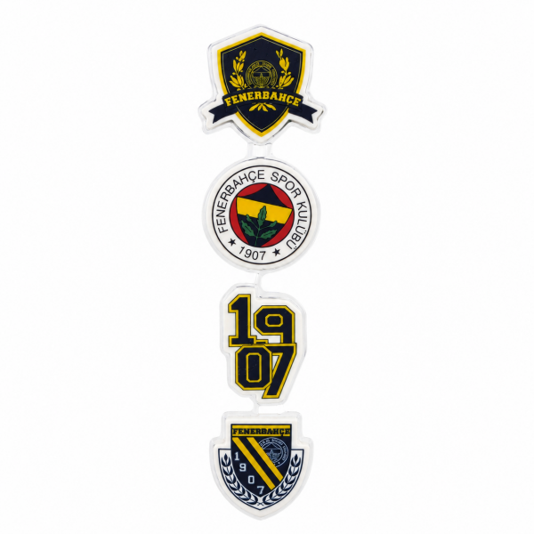 Fenerbahçe Lisanslı Arma Şekilli Silgi Set