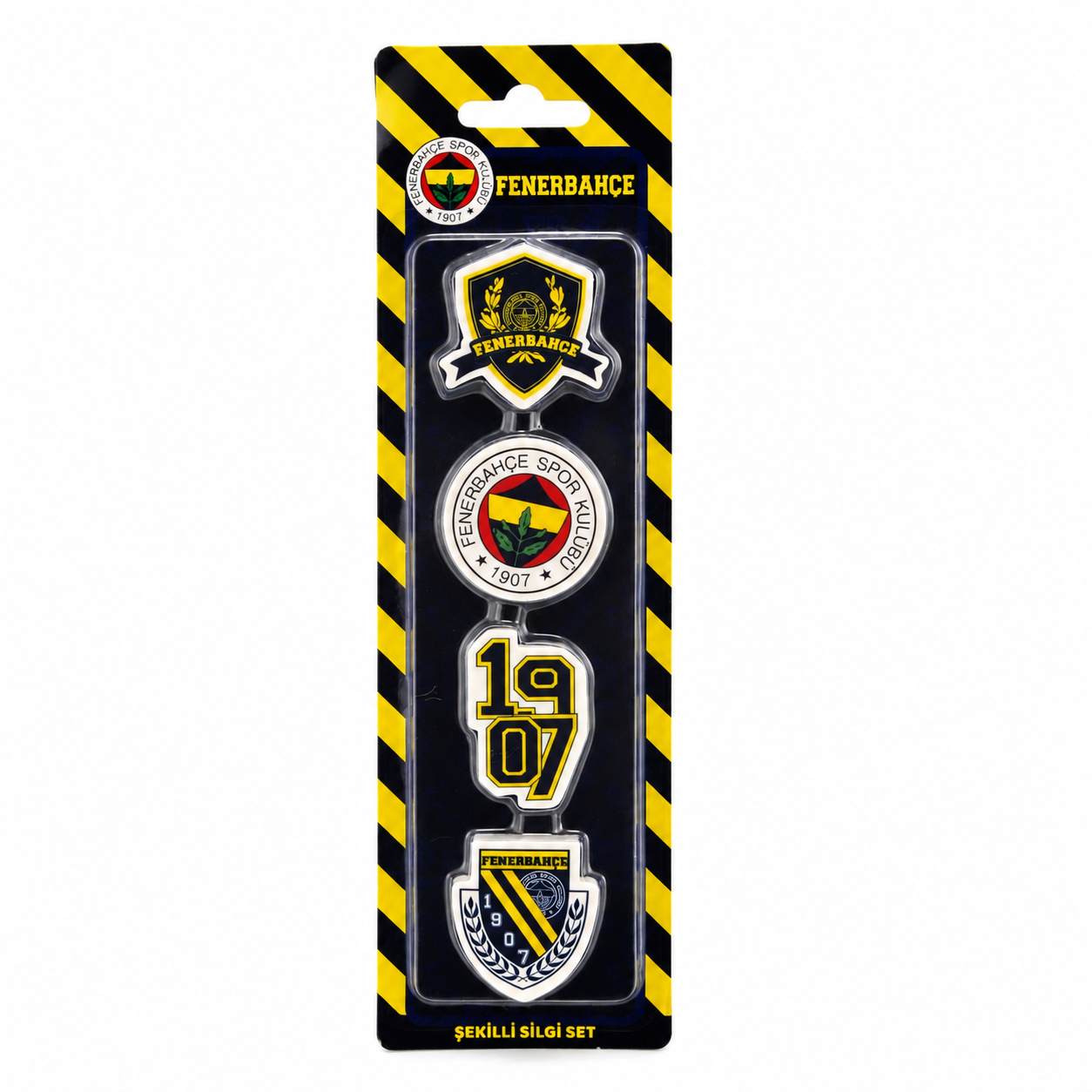 Fenerbahçe Lisanslı Arma Şekilli Silgi Set