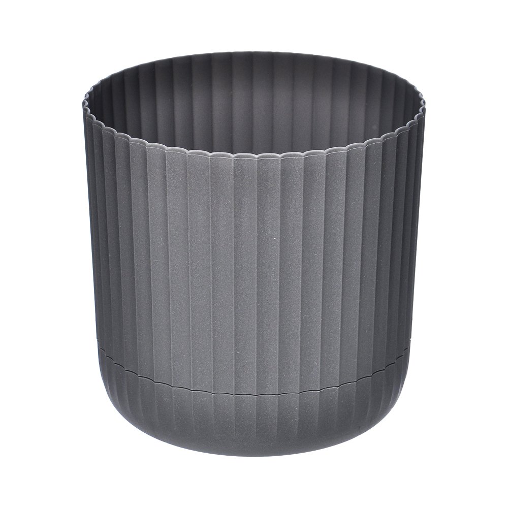 Zeraf Yuvarlak Saksı - 2,6 L Gri
