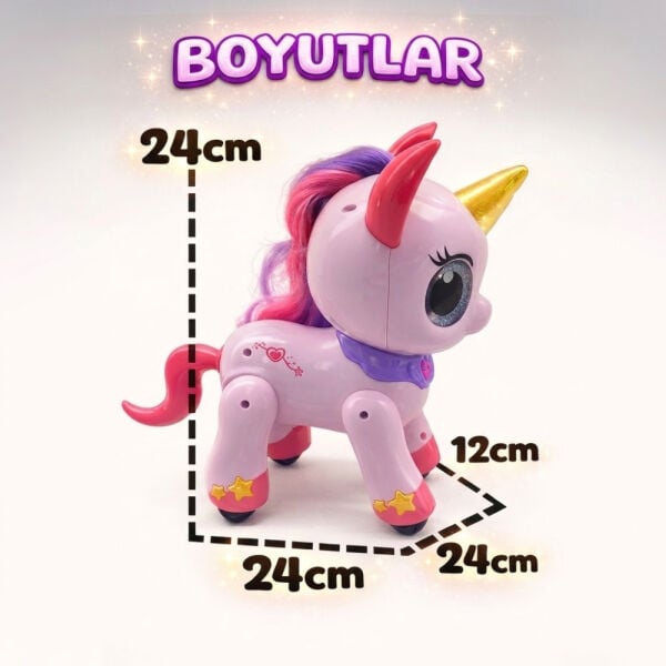 Kumandalı Ünicorn Robot