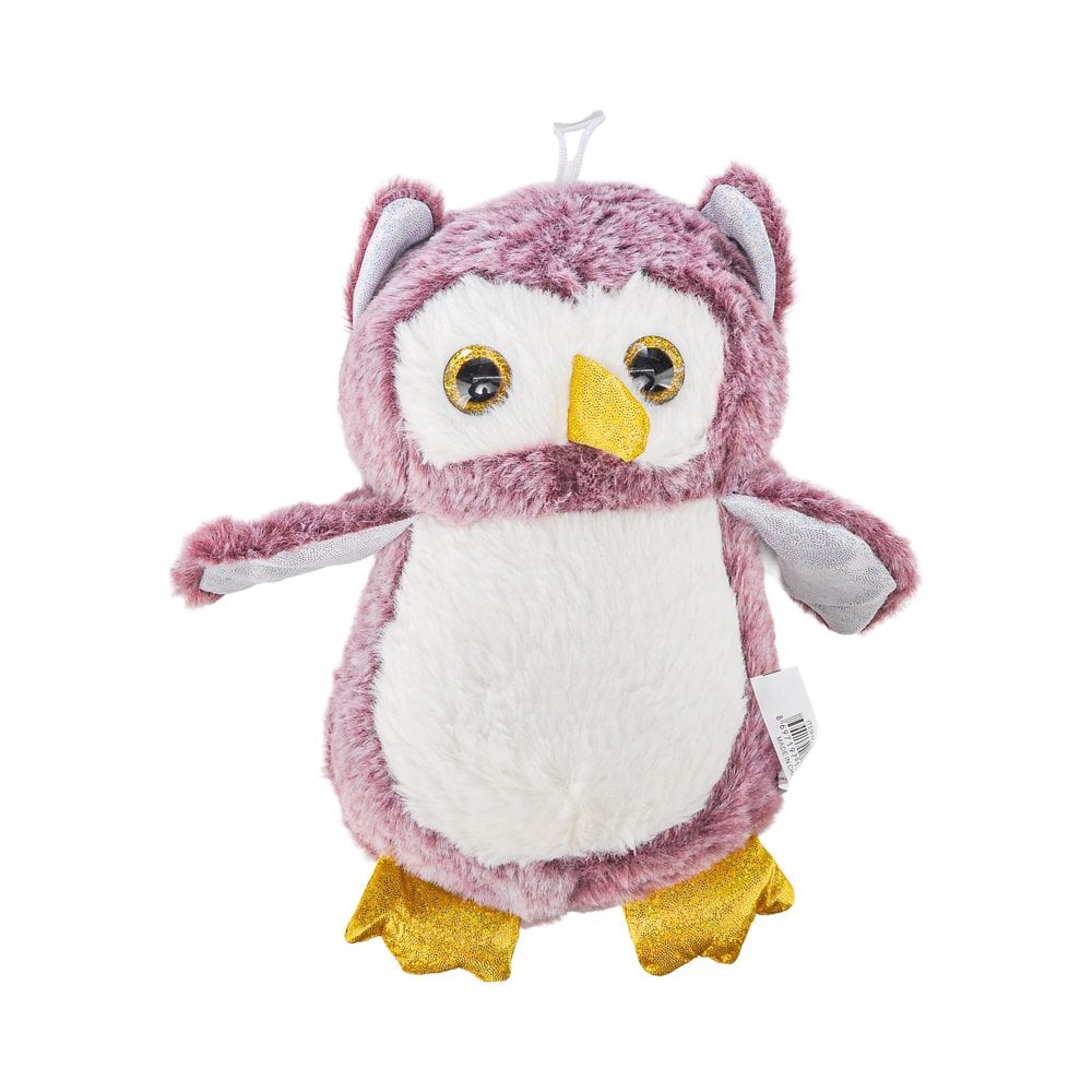 Pelüş Baykuş - 24 Cm Eflatun