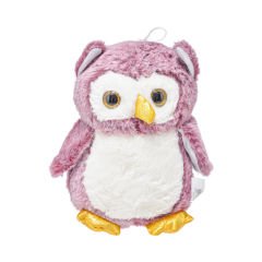 Pelüş Baykuş - 24 Cm Eflatun