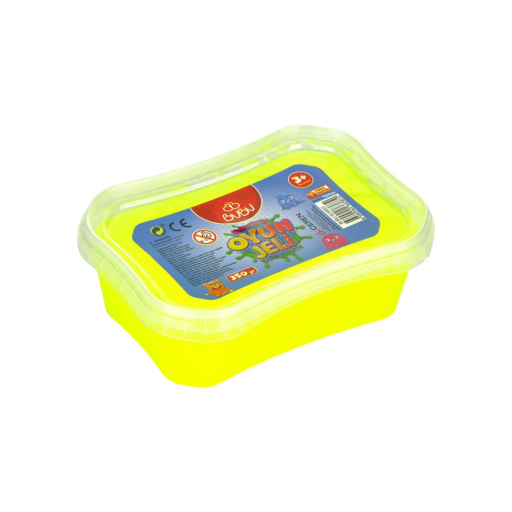 Dikdörtgen Tekli Slime - 350 Gr Sarı