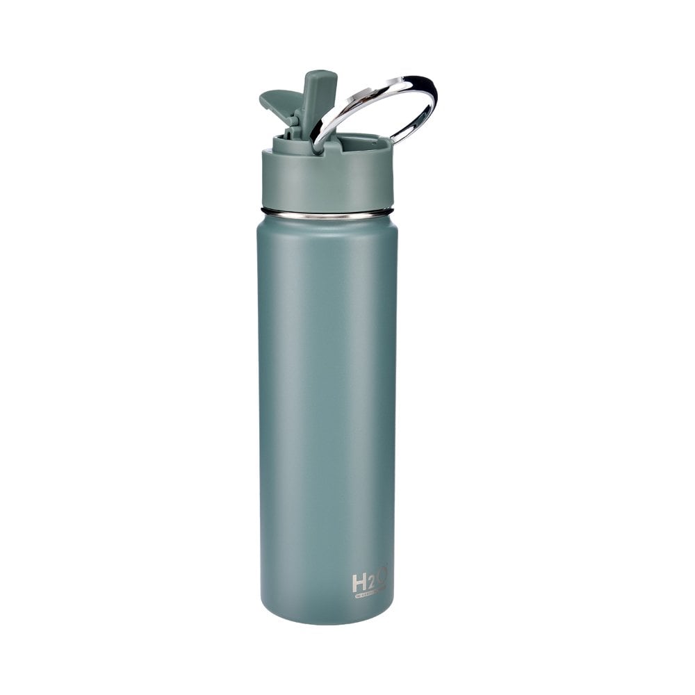Pipetli Çelik Termos Matara - 650 ml