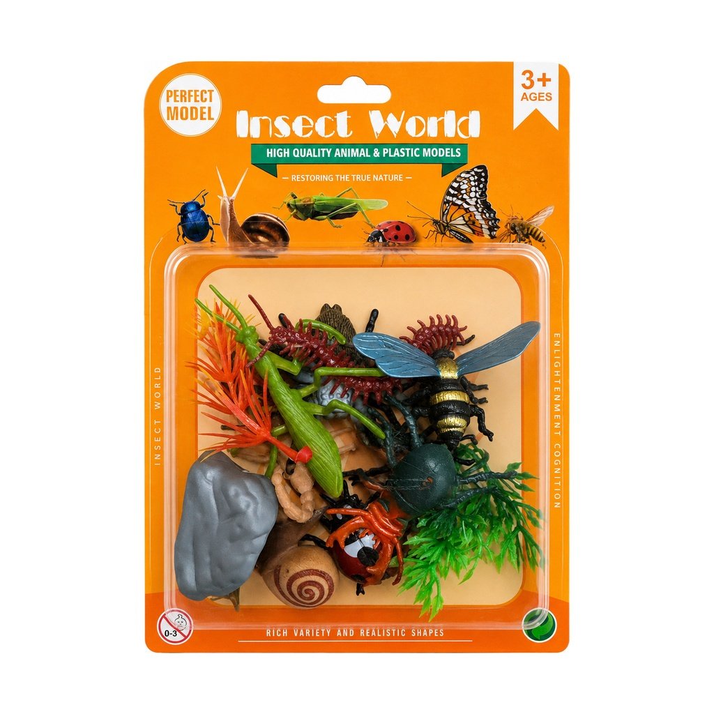 12 Parça Böcek Hayvan Set