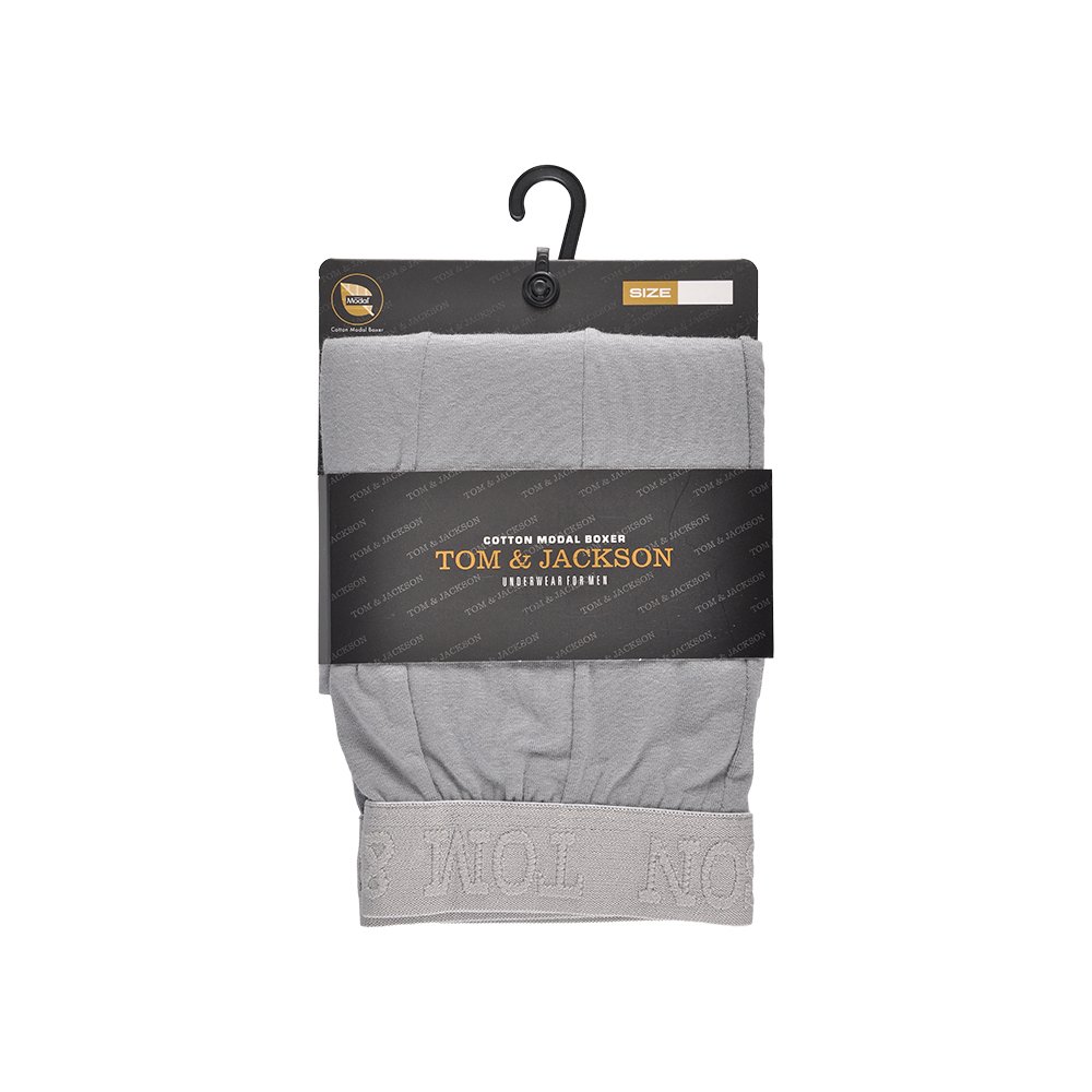Düz Erkek Boxer XL - Gri