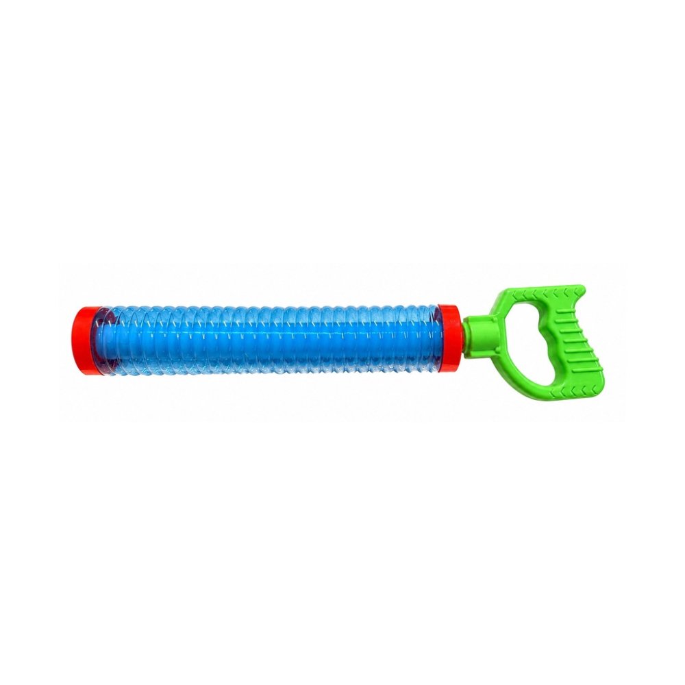 Şeffaf Renkli Su Pompası - 36 cm Mavi
