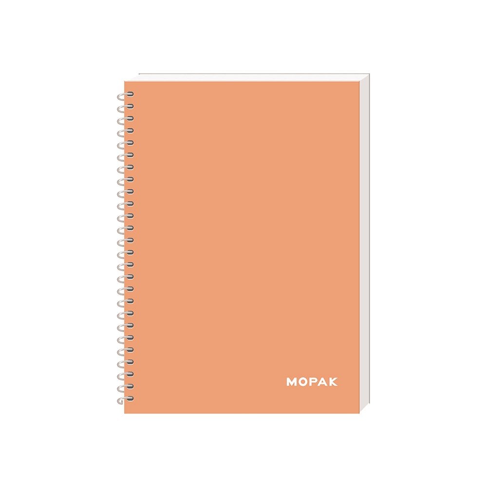 Spiralli 72 Yaprak PP Kapak A4 Kareli Defter Turuncu