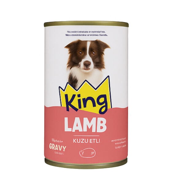 Yetişkin Köpek Kuzu Etli Konserve Mama - 400 gr - King