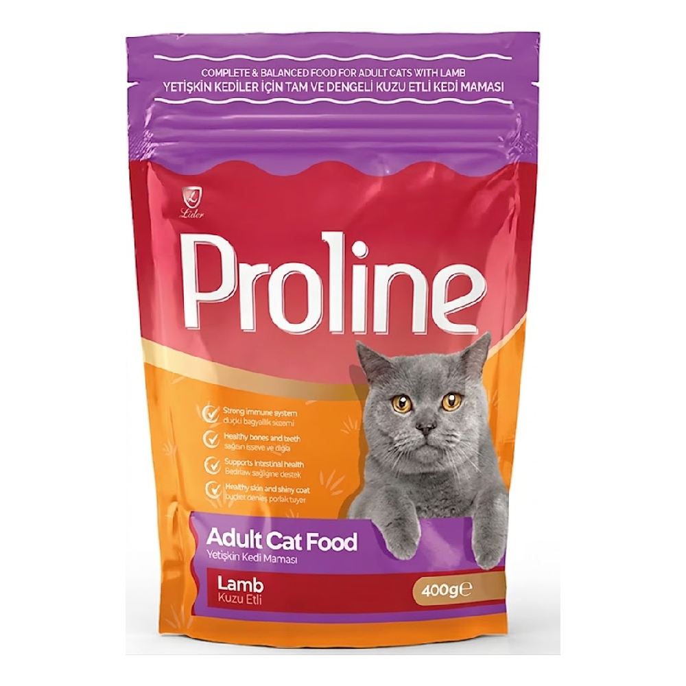 Yetişkin Kedi Kuzu Etli Kuru Mama - 400 gr - Proline