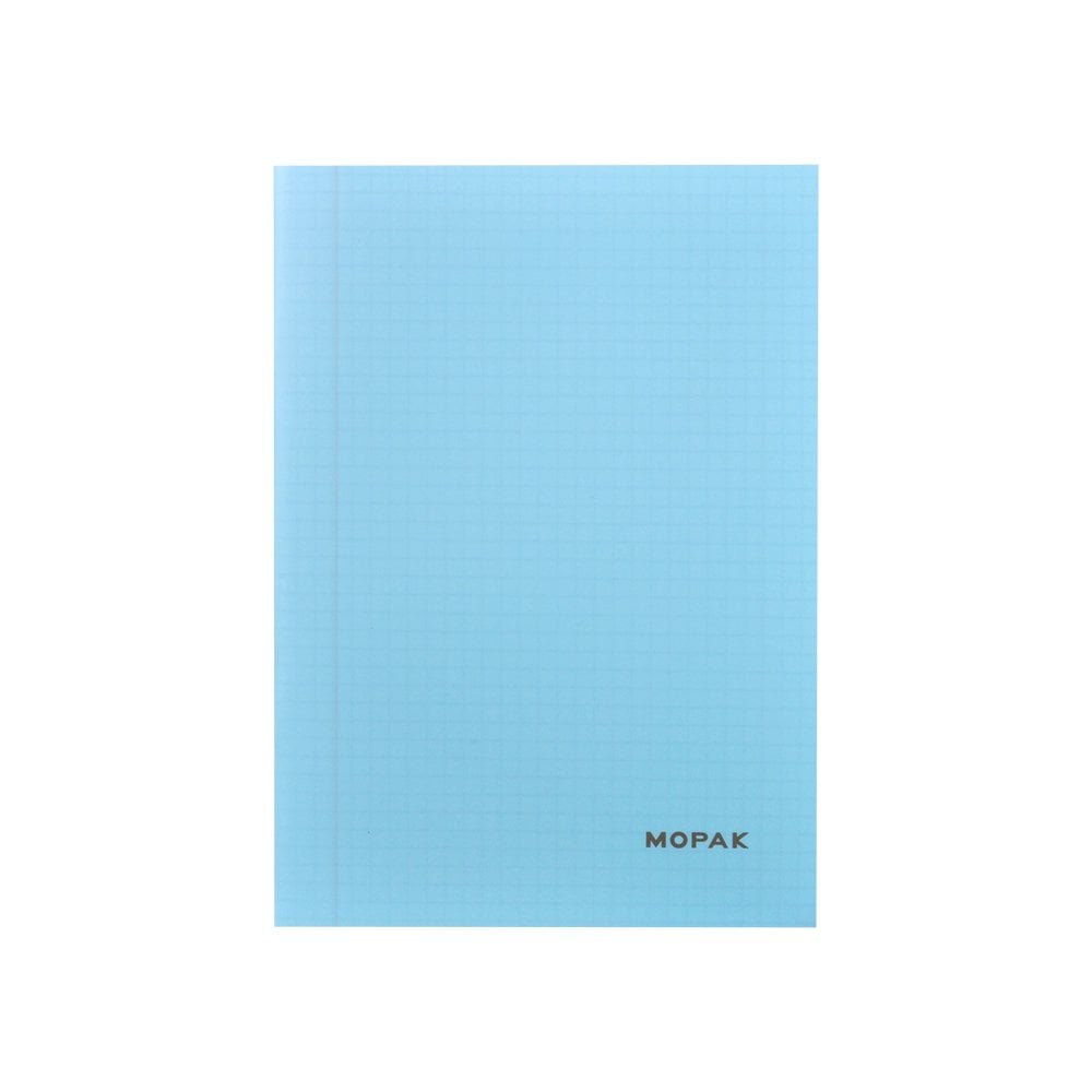 A5 Defter 60 Yaprak PP Kapak Kareli Defter Mavi