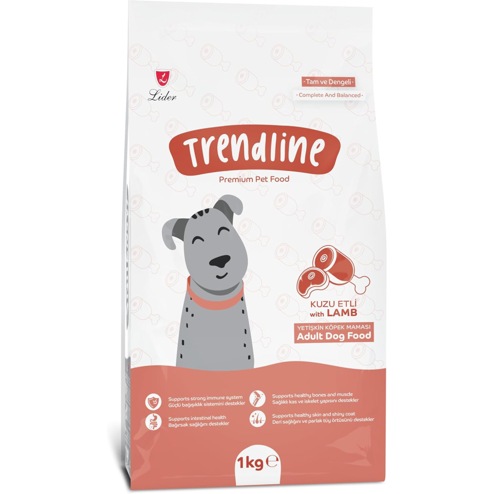 Yetişkin Köpek Kuzu Etli Kuru Mama - 1 kg - Trendline