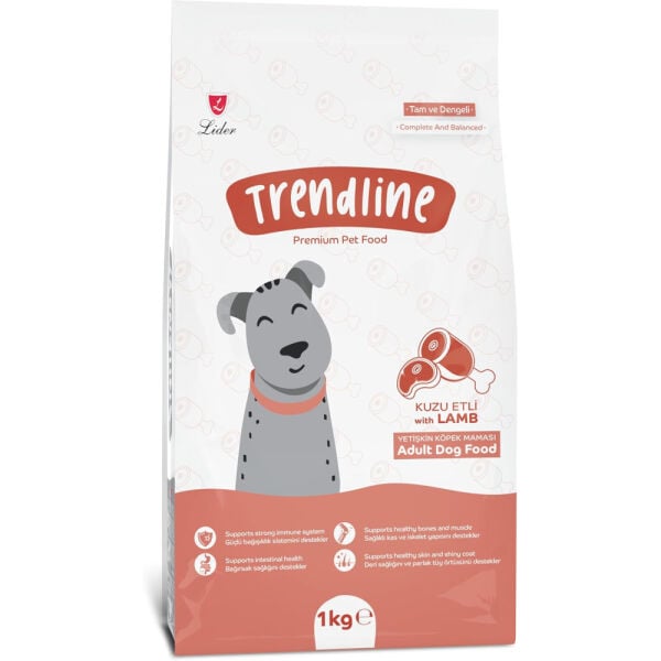Yetişkin Köpek Kuzu Etli Kuru Mama - 1 kg - Trendline
