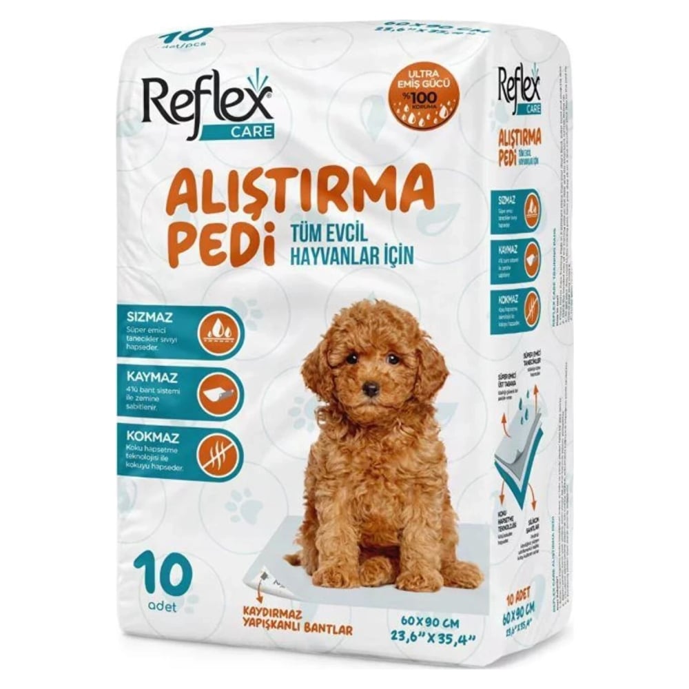 10'lu Evcil Hayvan Alıştırma Pedi -  60x90 cm - Reflex Care