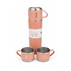 3 Fincanlı Çelik Termos - 0,5 L