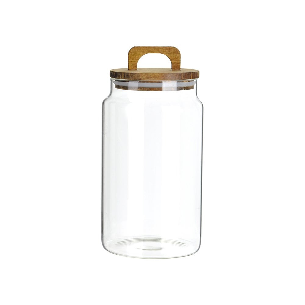 Akasya Kapaklı Cam Kavanoz - 1800 ml