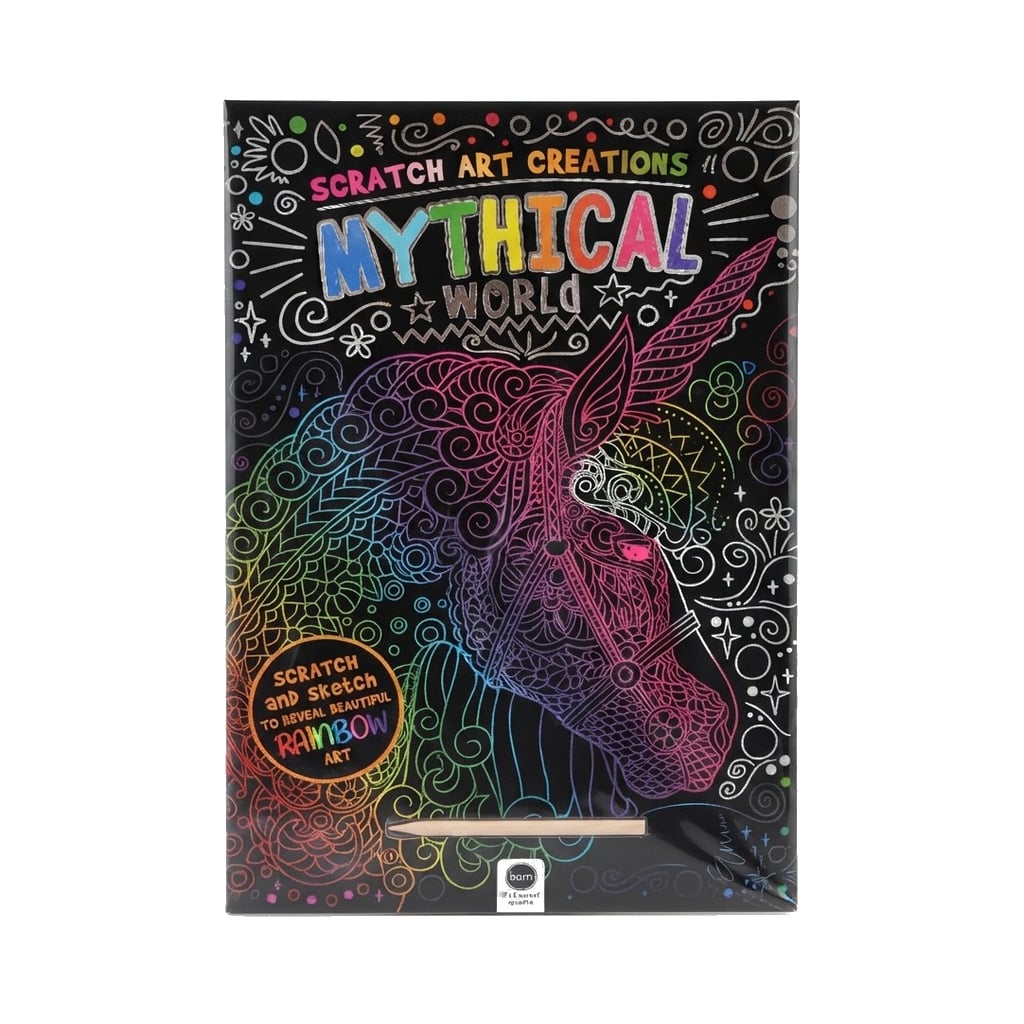 Hayvan Figürlü Scratch Defter - 20x30 - 12 Yaprak