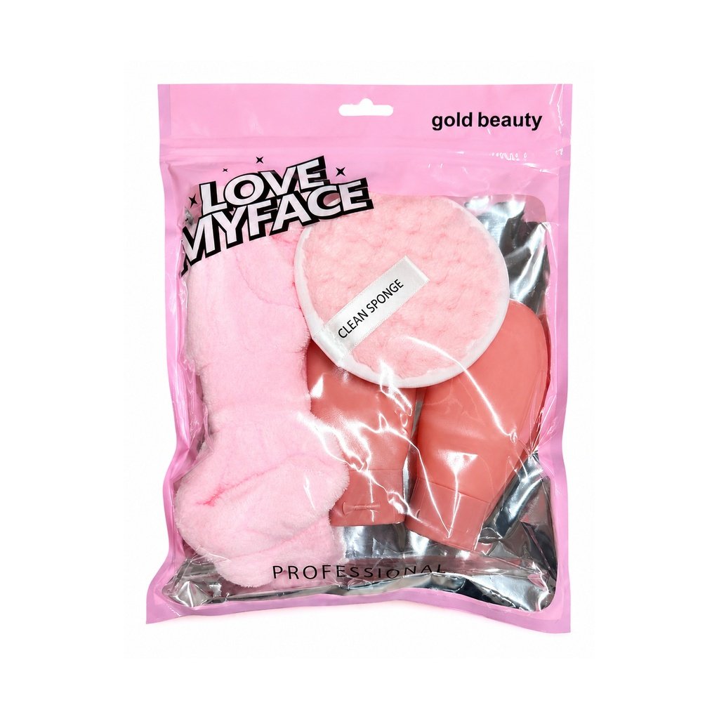 Gold Beauty Spa ve Bakım Seti Pembe