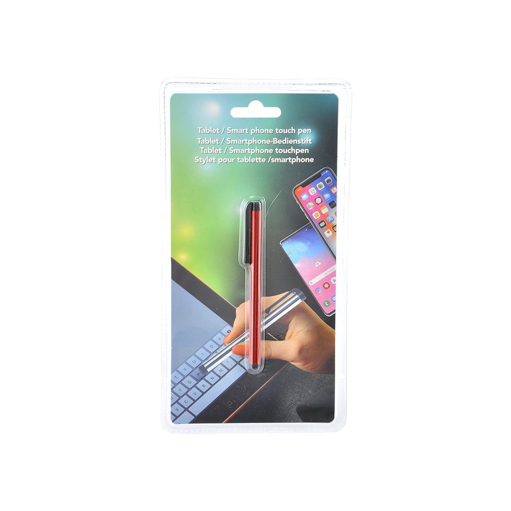 Tablet ve Telefon Kalemi Dokunmatik Kırmızı